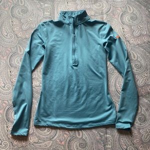 Nike Dri-fit half-zip pullover long sleeve shirt, size medium